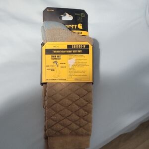 Carhartt Tan Diamond Knit Heavyweight Boot Socks